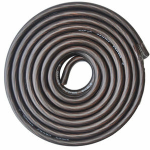 Absolute P4-50BK 50' 4-Gauge Black Copper Mix Power Ground Wire Cable
