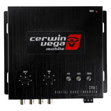  Cerwin Vega CVM1 Vega Series Digital Car Audio Bass Enhancer with controls and inputs.