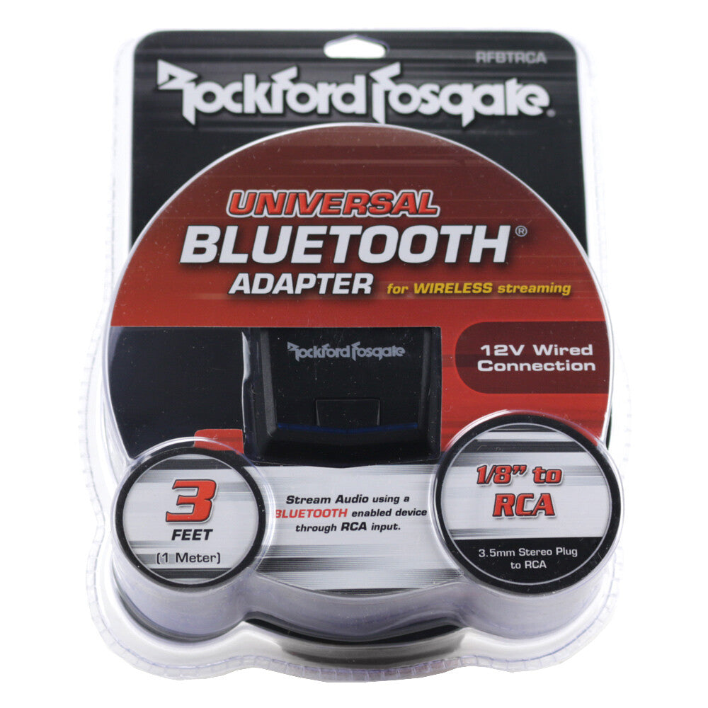 ROCKFORD FOSGATE RFBTRCA / UNIVERSAL BLUETOOTH RECEIVER TO RCA