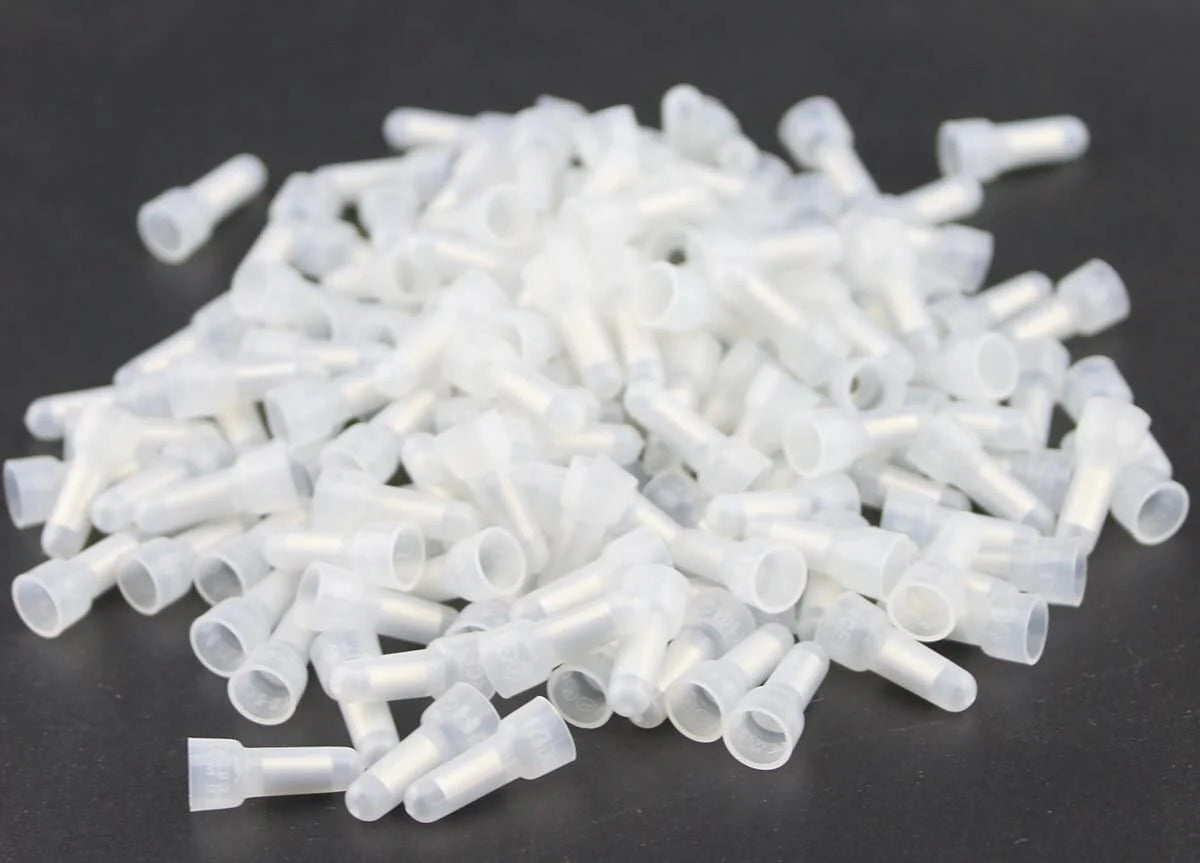 American Terminal CC16G500 500 pcs 16-14 Gauge Close End Crimp Terminal Caps for Car Audio and Electronics