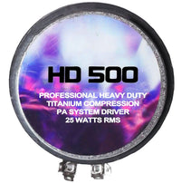 Thumbnail for MR DJ HD500 500W PRO PA DJ High-Frequency Compressor Horn Driver Tweeter