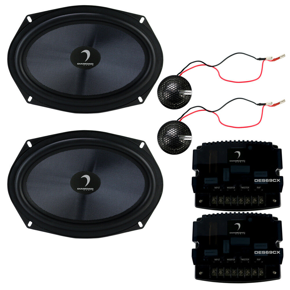 2 Diamond Audio DES69C DES Series 6x9" 2-way Component System