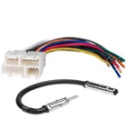 GMK345 Dash Kit Fit Select 1999-2005 Chevrolet Cadillac GMC Single DIN Stereo Bundle