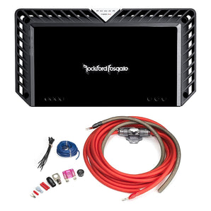 Rockford Fosgate T1500-1bdcp 1500 watts RMS x 1 at 2 ohms + Install Kit