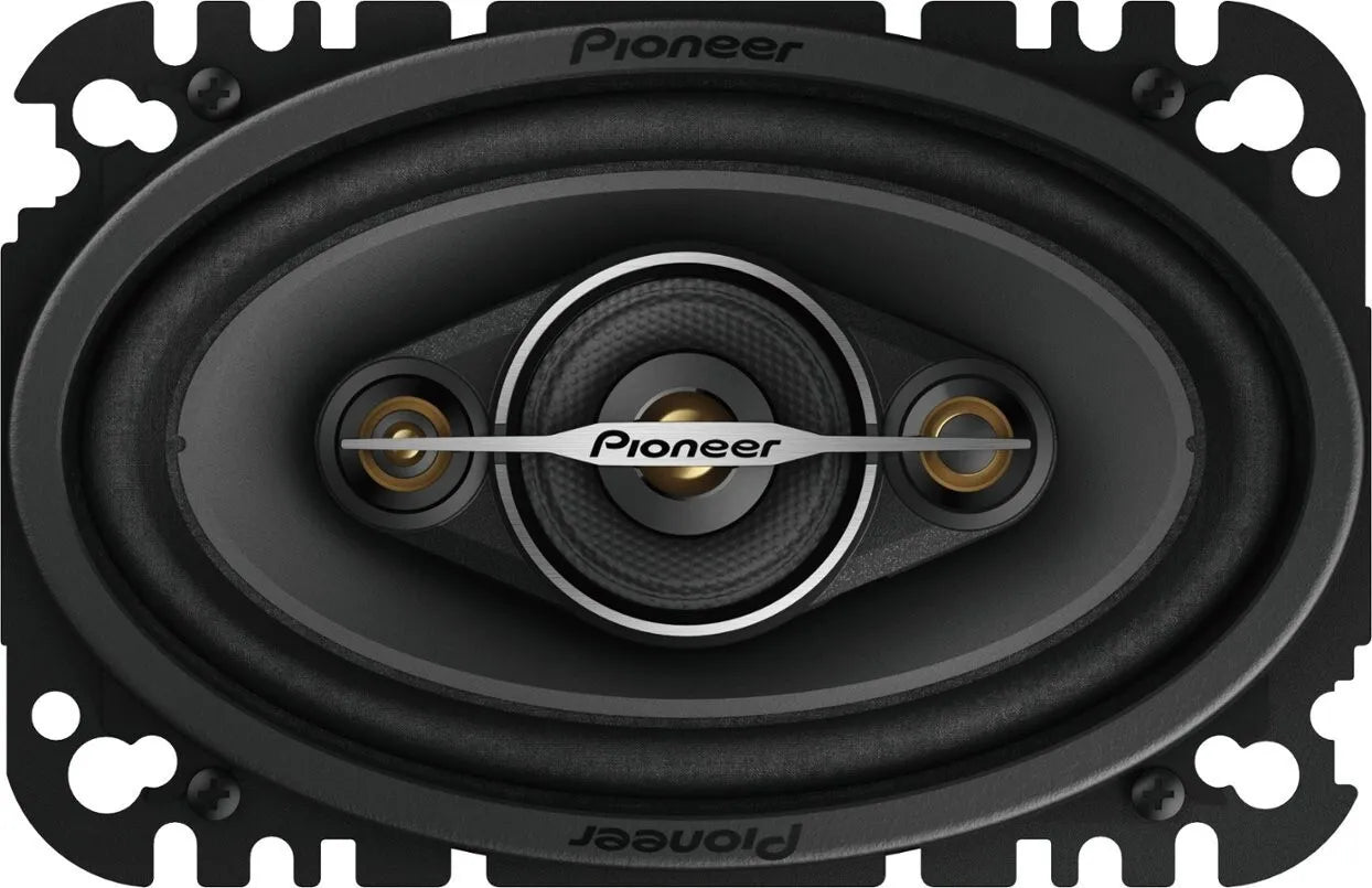 Pioneer TS-A4671F 420W 4x6" A-Series 4-way 4-ohm Coaxial Car Speakers