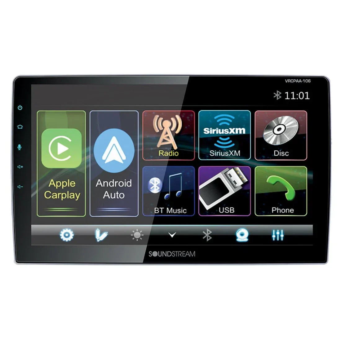 Soundstream VRCPAA-106MW 10.6" 2-DIN Digital Multimedia + Camera PK7