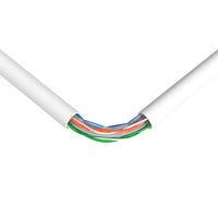 Thumbnail for Patron 500' Cat6 Ethernet White Bulk Network Cable 23AWG 600Mhz UL Bare Solid Copper Wire UTP 500' White
