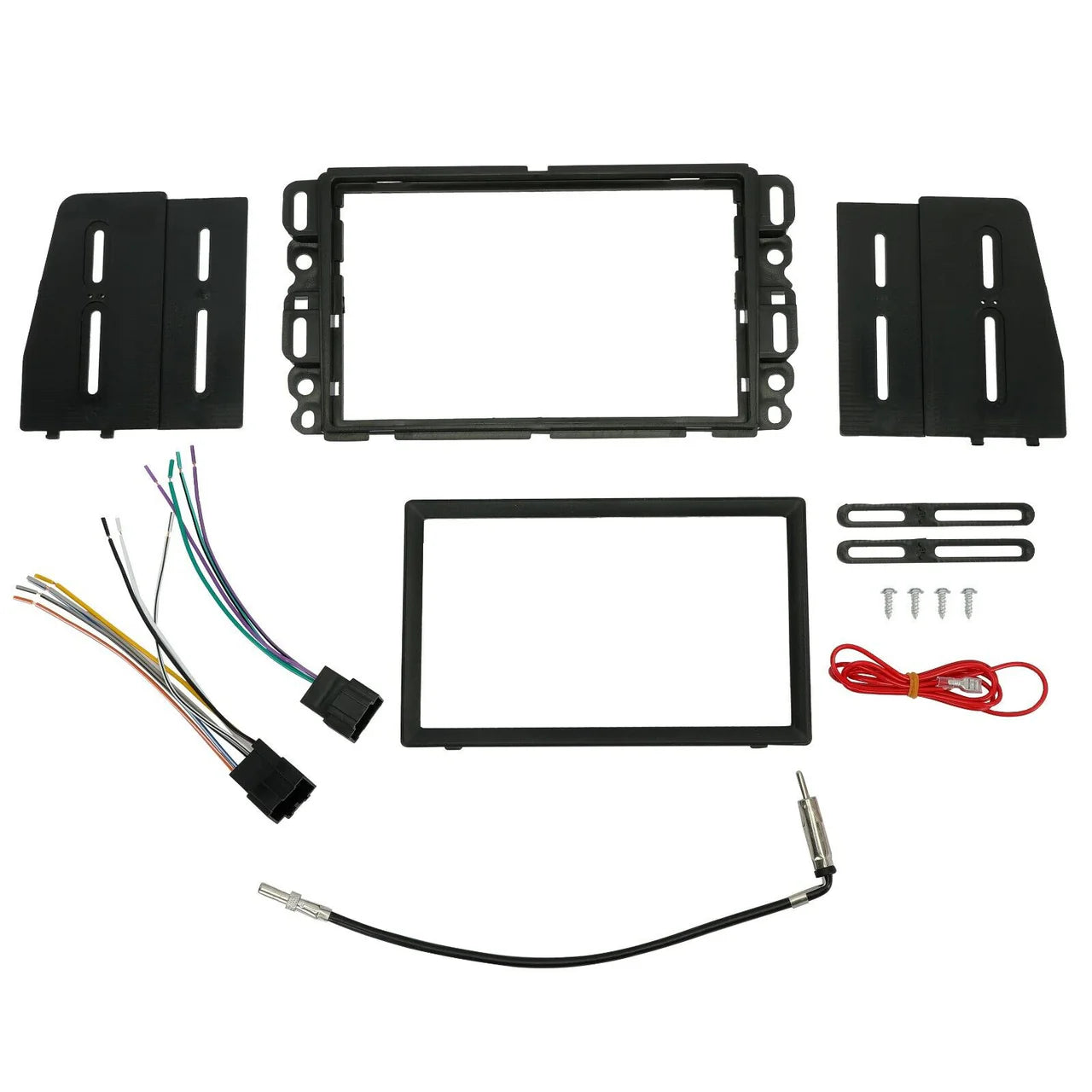 Car Stereo 2Din Dash Kit Harness Fit 2007 - 2013 GMC SIERRA, YUKON 1500