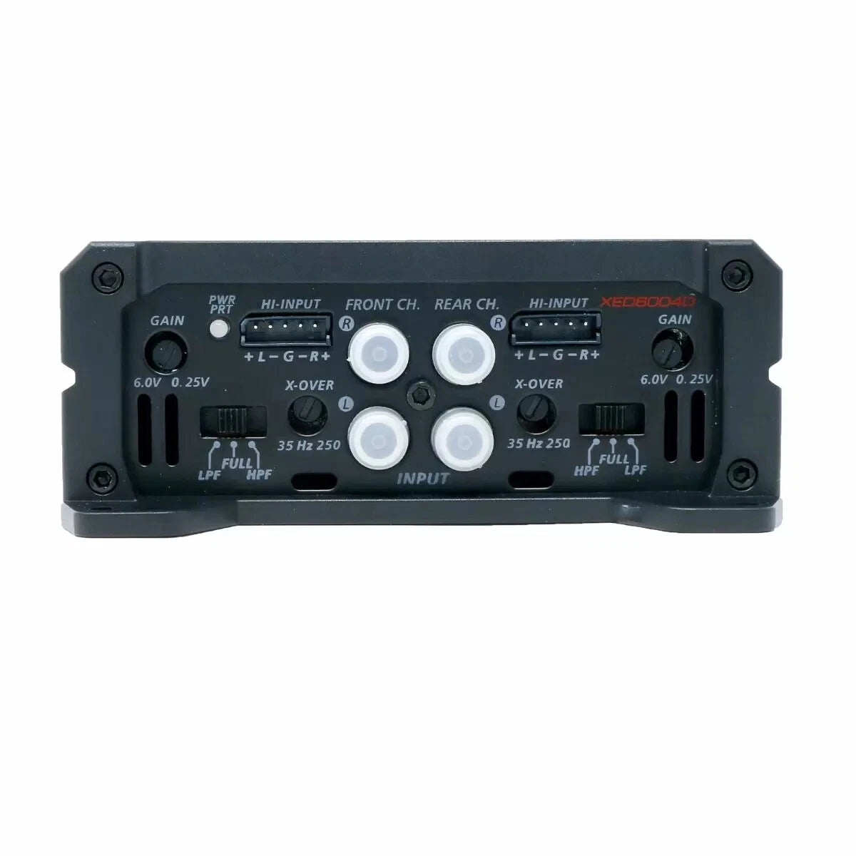 Cerwin Vega XED6004D 500W 4 Channel Micro Compact Amplifier + 4 Gauge Amp Kit