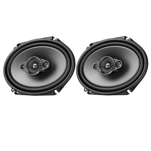 Pioneer TS-A682F 6" x8" Front\Rear Speakers + Harness Fit 2001-2012 Ford Escape