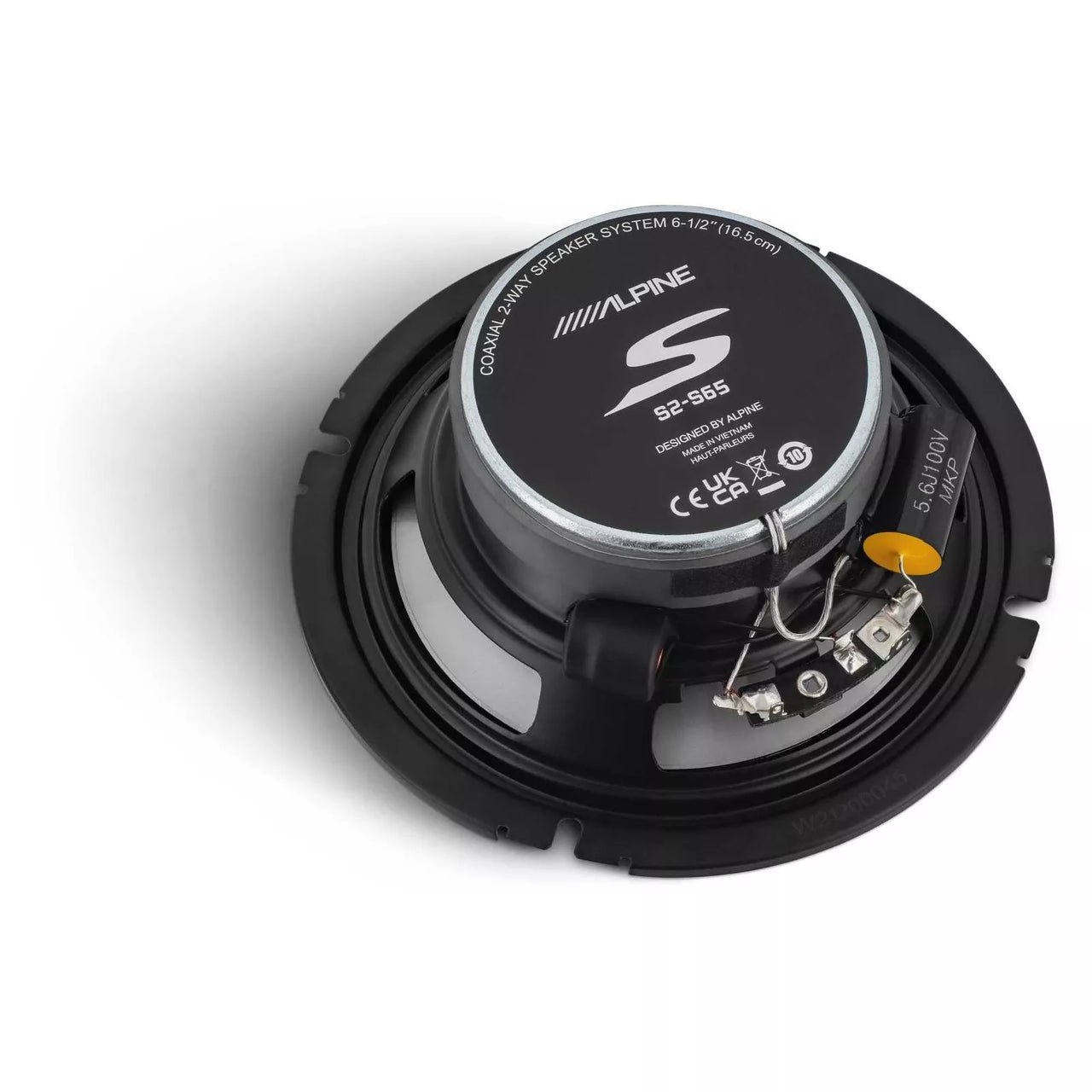 Alpine S2-S65C 6.5" 2 Way Component + S2-S65 6.5" 2 Way Coaxial Car Speakers