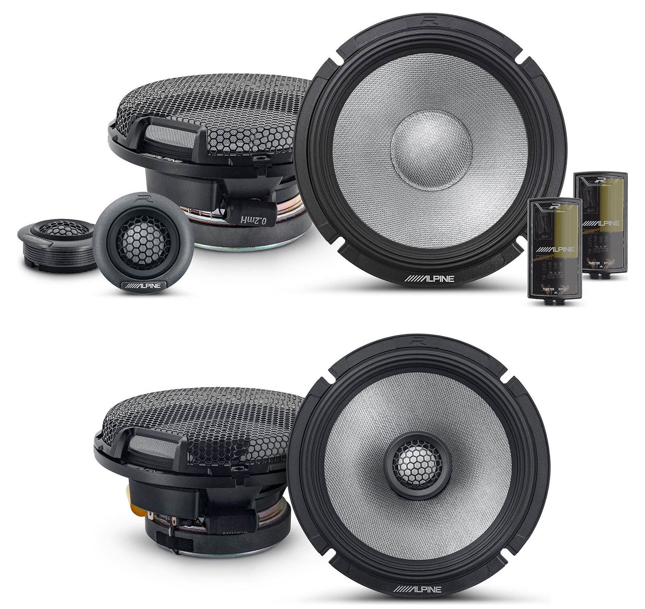 Alpine R-Series R2-S65C  6.5" Component & R2-S65 6.5" Car Audio Speaker