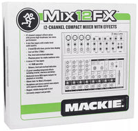 Thumbnail for Mackie Mix12FX 12CH Compact Mixer Effects + Certified Headphone + Pair of Audio Cable+ Phone Holder