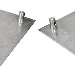 2 BP1414 Universal Aluminum Base Raised Plate 12" x 12" for 12" Square Truss