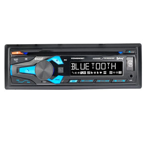 Dual Electronics XDM290BT-FWH594-TQ654-TQ684 Bluetooth Car Stereo AM/FM Radio CD Player & Speaker Package for 1992-1996 F-150