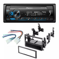 Thumbnail for Pioneer MVH-S322BT Car Stereo Single Din Kit Fit 1998-2004 Nissan Frontier