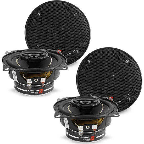 2 Cerwin Vega XED42 XED Series 4" 2-Way Coaxial Speakers