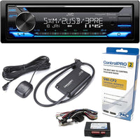 Thumbnail for JVC KD-T925BTS Single-Din CD Receiver + PAC SWI-CP2 Interface w/  SirusXM Tuner