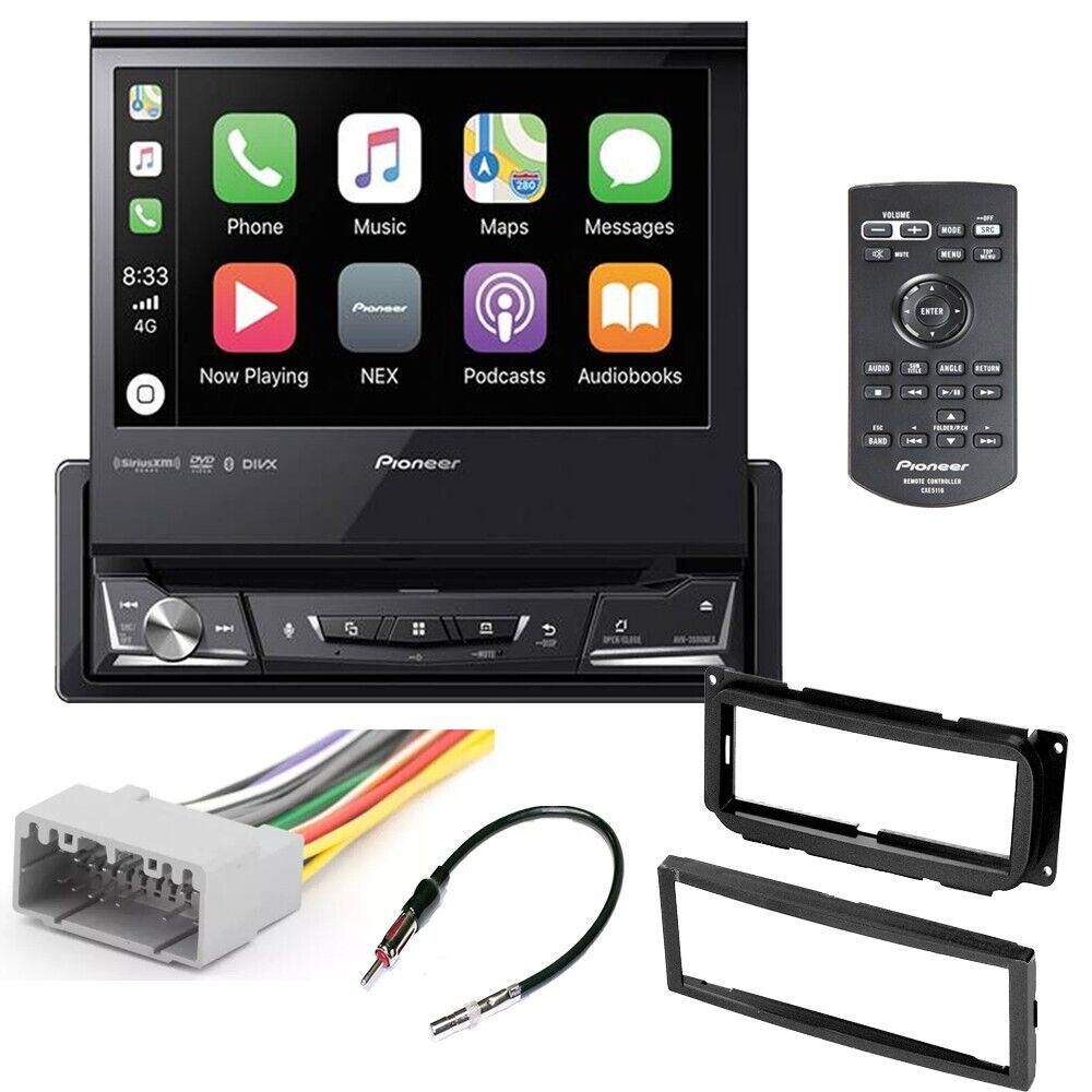 Pioneer Single DIN Apple CarPlay 7" CD/DVD Receiver Compatible For 2002-2005 Dodge RAM 1500