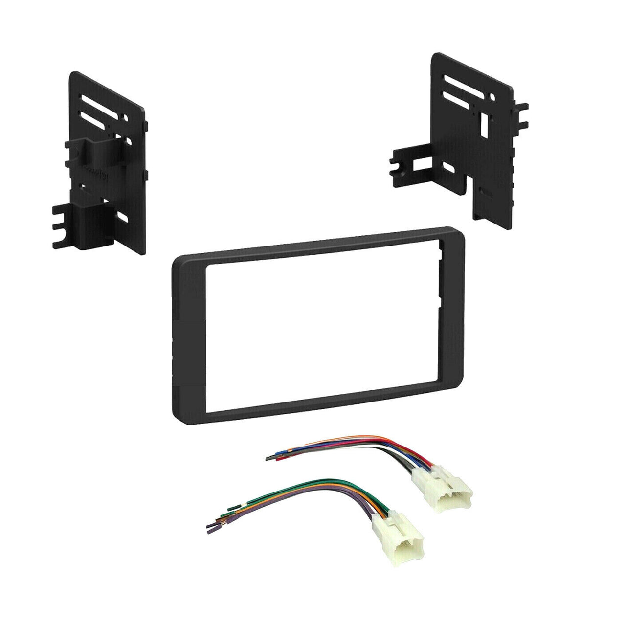American Terminal Car Radio Stereo Double Din Dash Kit & Harness for 2003-2007 Toyota Tundra Sequoia