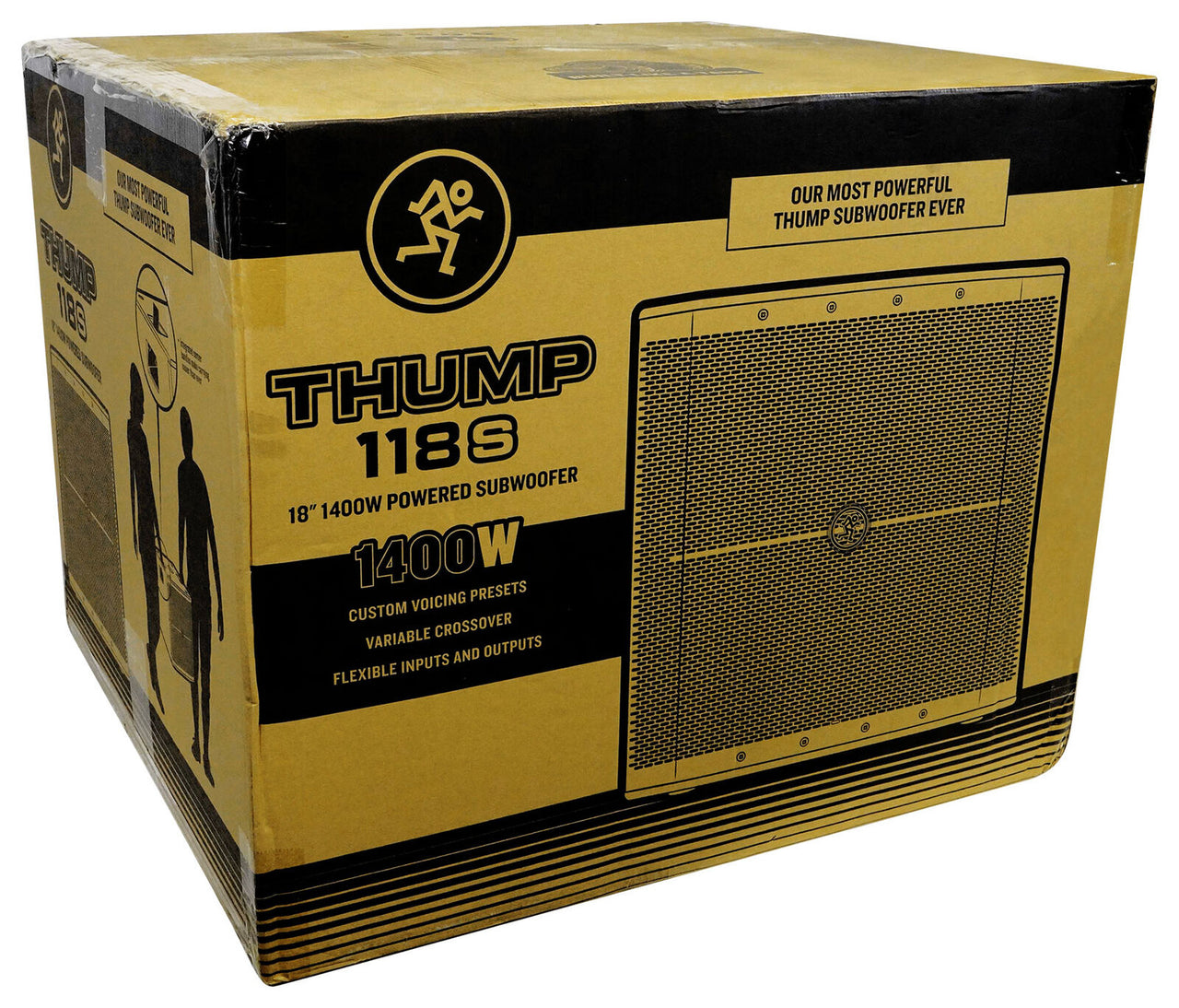 Mackie Thump118S 1400 Watt 18-inch Powered Subwoofer + Cover Pole Cable