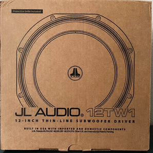 JL Audio 12TW1-4 TW1 Series thin-line 12" 4-ohm subwoofer