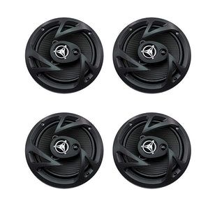 EF653 400W 6.5" Front & Rear Coaxial Speakers Fit 2003-07 Toyota Sequoia Bundle