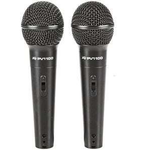 Peavey PVi 100 (2 Pack) Dynamic Cardioid Microphone XLR Input
