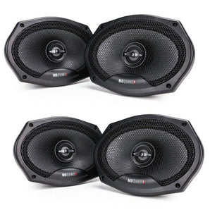 2 Pairs MB Quart PK1-169 Premium 6×9 Inch Coaxial Speakers