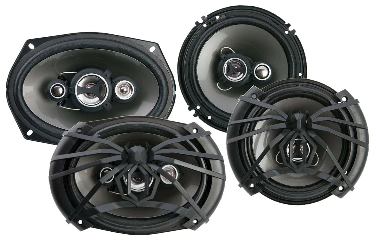 Soundstream AF.694 6x9″ 500W 4-Way + AF.653 6.5″ 300W 3-Way Speakers