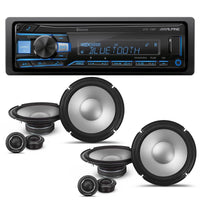 Thumbnail for Alpine UTE-73BT Mech-Less Media Receiver & 2 Pair S2-S80C Type S 8
