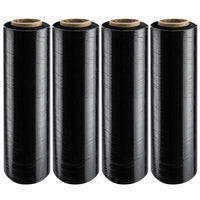 Thumbnail for 4Rolls 80 Gauge Black Stretch Film Shrink Pallet Wrap 18