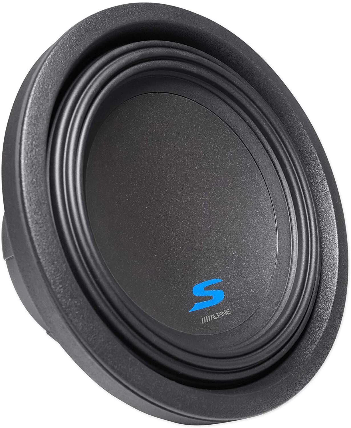 Alpine S-W10D2 RUX-KNOB.2 KTA-200M Mono Power Pack Class-D Amp with S-W10D2 10" Subwoofer and RUX-KNOB.2 Bass Knob