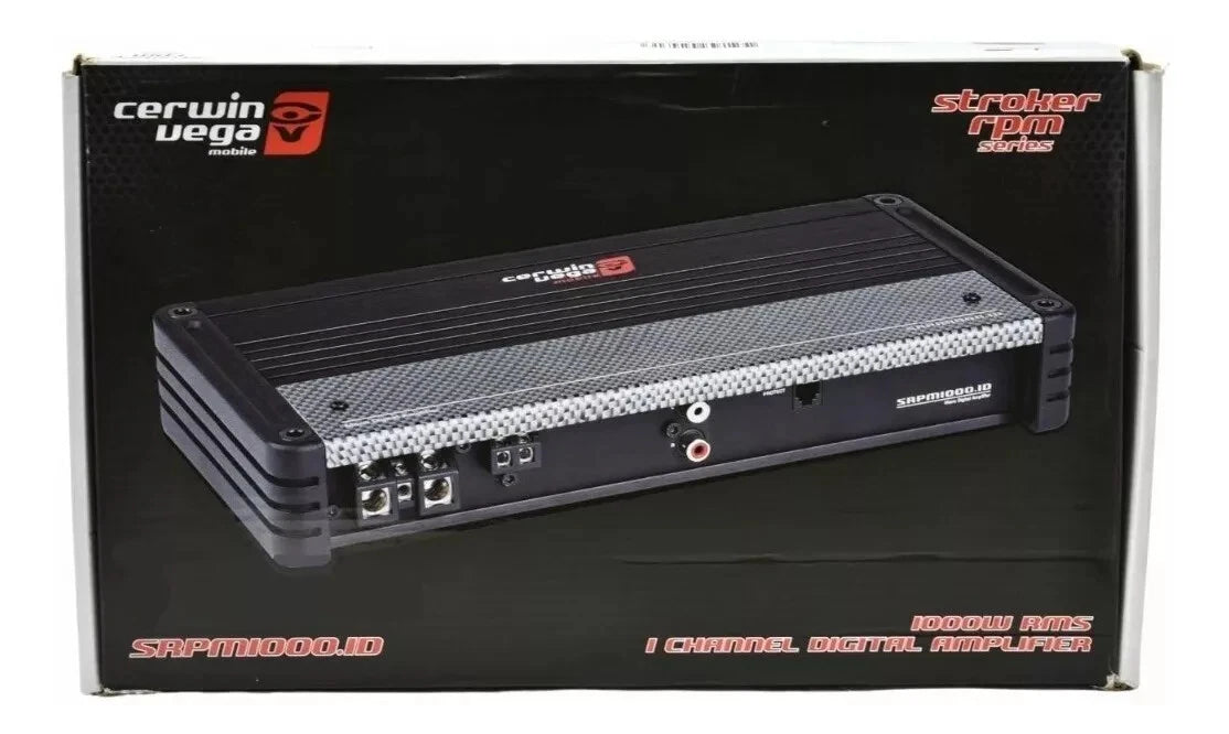 Cerwin Vega SRPM1000.1D SRPM Stroker 1-Channel Monoblock Class-D Amplifier
