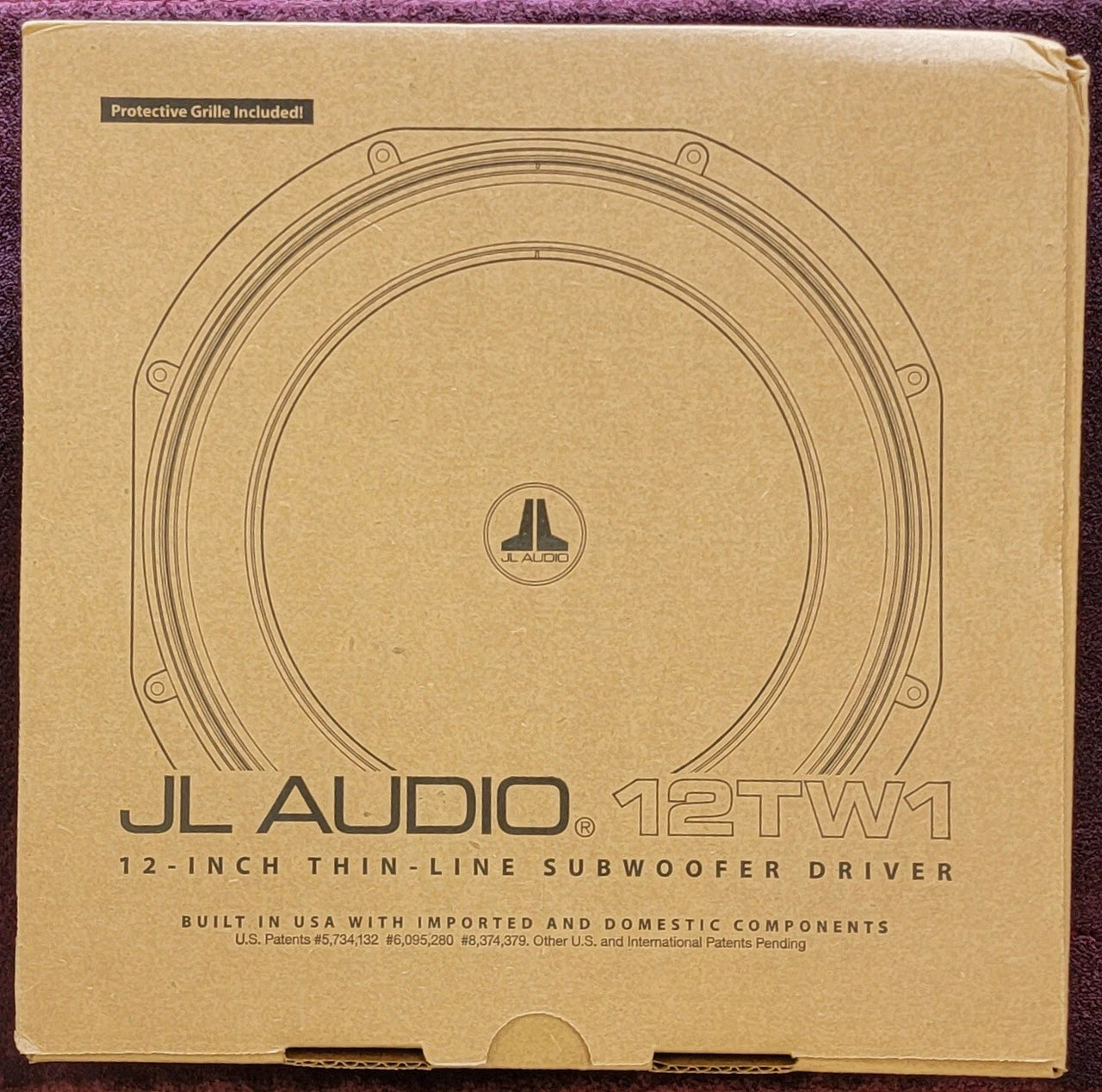 JL Audio 12TW1-4 TW1 Series thin-line 12" 4-ohm subwoofer