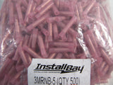 Install Bay 3MRNB-5 3M Nylon Butt Connection 22-18 Gauge nylon butt connector in pink color.