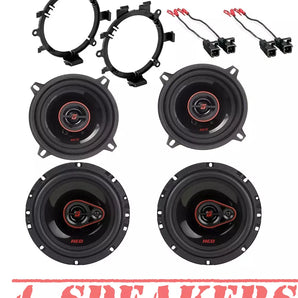 Cerwin Vega Front/Rear Door Speaker for 1999-2006 Silverado Crew Cab 4 Door