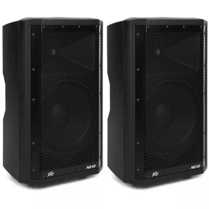 2 Peavey Aquarius AQ 12 12" 670W Powered Speaker