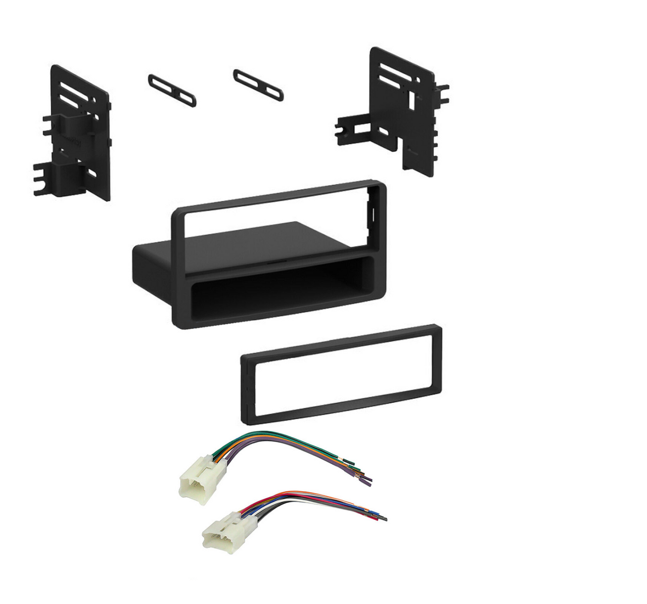 Absolute Car Radio Stereo Single Din Dash Kit & Harness for 2003-2007 Toyota Tundra Sequoia