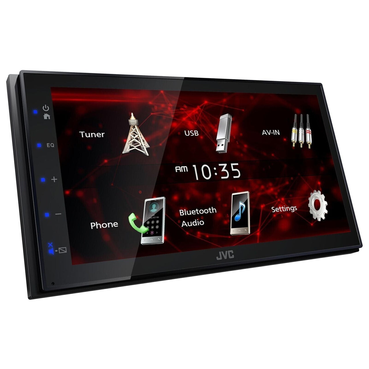 JVC KW-M180BT 6.8" Media Player USB Mirroring For Android Bluetooth AXXESS ASWC1 Steering Wheel Interface