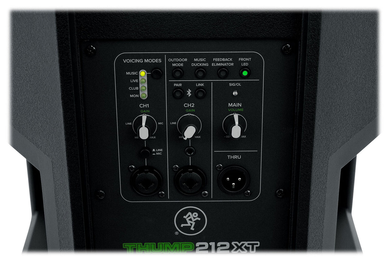 2 Mackie Thump215 15" 1400 Watt Powered Active DJ PA Speakers
