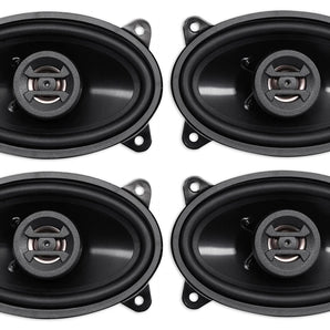 2 Pairs Hifonics ZS46CX ZEUS 4×6 Inch Speakers