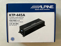 Thumbnail for Alpine KTP-445A Power Pack Head Unit Amplifier and Backup Camera Bundle. 4-Channel Compact Amp Increases Alpine Head Unit Power up to 150 Percent - 90 Watts x 4 Channels, fits iLX-W650 and Others.