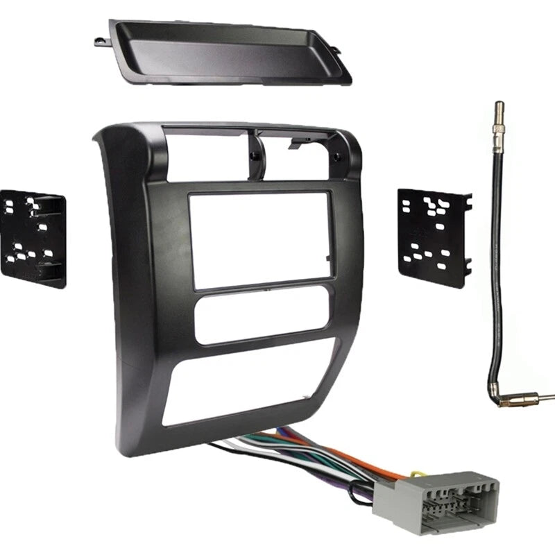 Metra 95-6541 Double DIN Dash Kit Fit Jeep Wrangler 2003-2006 Harness Antenna