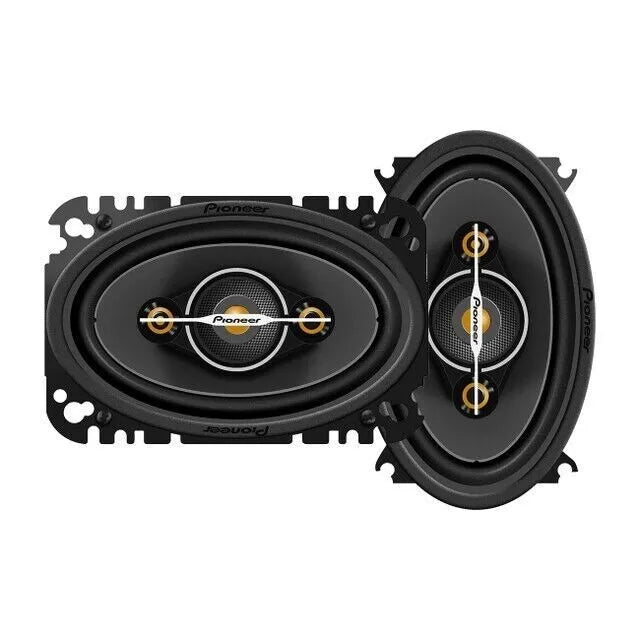 2 Pioneer TS-A4671F 420W 4x6" A-Series 4-way 4-ohm Coaxial Car Speakers