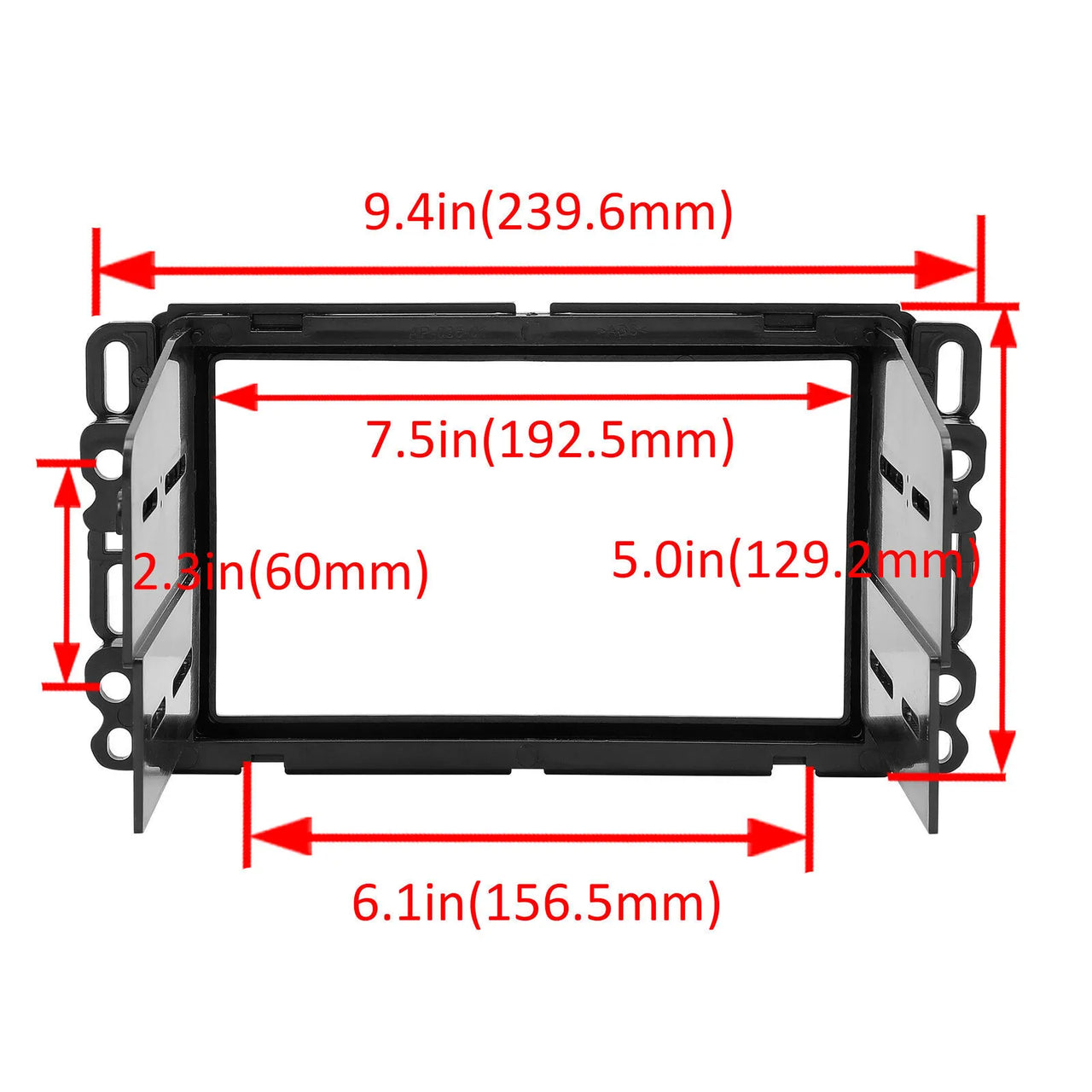 Compatible Fit Chevy Avalanche 2007-2013 Double DIN Dash Kit GMOS-LAN-01 Non-Amplified Harness Antenna Adapter