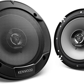 2 Pairs Kenwood KFC-1666S 600W 6.5" KFC 2-Way Coaxial Car Speakers + Magnet Phone Holder Bundle