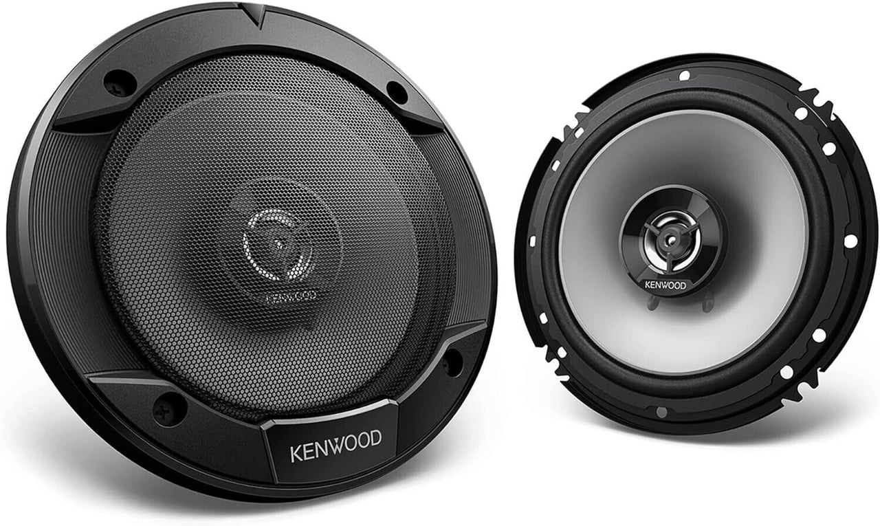 2 Pairs of Kenwood KFC-1666S 600W Max (60W RMS) 6.5" KFC 2-Way Coaxial Car Speakers (4 Speakers) with Absolute Magnet Phone Holder Bundle