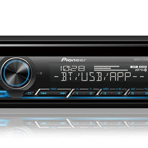 Pioneer DEH-S4220BT 1-DIN Bluetooth Car Stereo CD Player & 2 Pioneer 6.5" Speakers