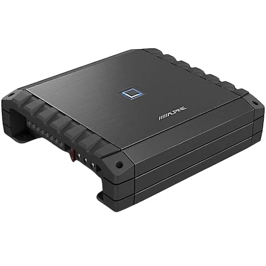 Alpine S2-A36F 4-Channel Car Amplifier, 50 Watts RMS x 4 + Absolute 8 Gauge Amplifier Kit